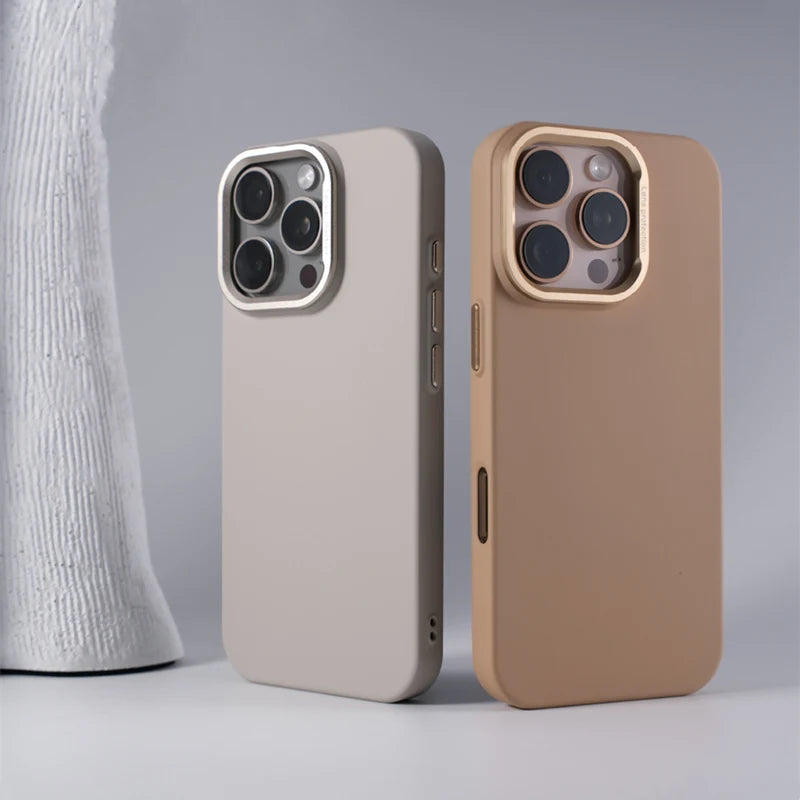 Metal Lens Magsafe Wireless Charger Case for iphone
