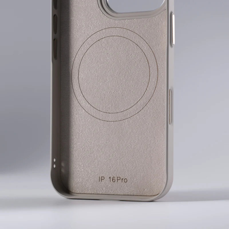 Metal Lens Magsafe Wireless Charger Case for iphone