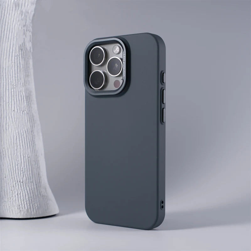 Metal Lens Magsafe Wireless Charger Case for iphone