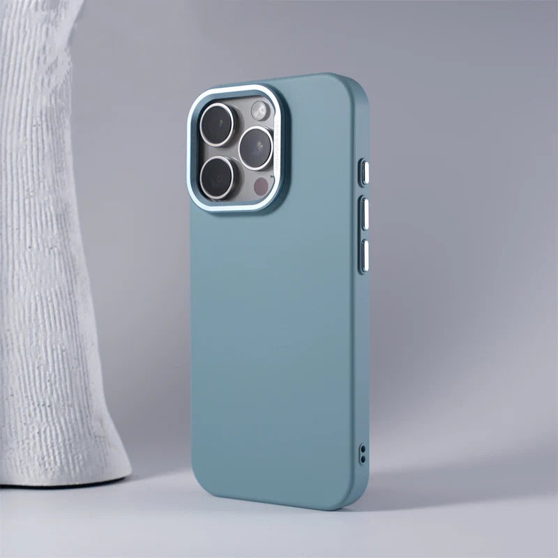 Metal Lens Magsafe Wireless Charger Case for iphone