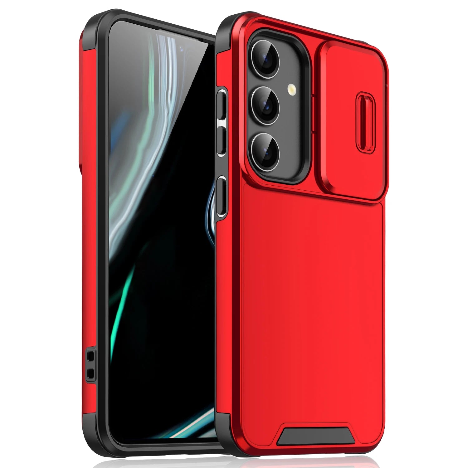 Silicone Slide Camera Phone Cover For Samsung