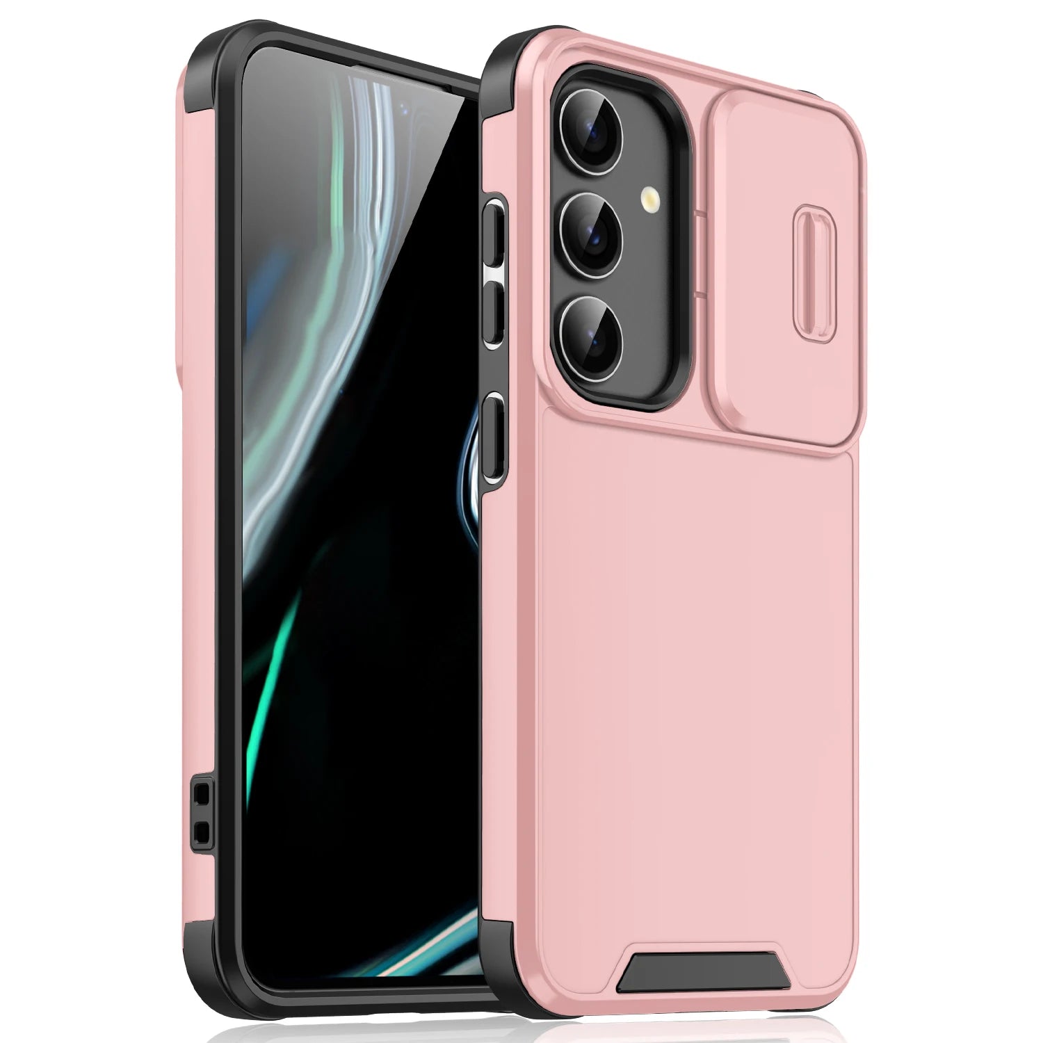 Silicone Slide Camera Phone Cover For Samsung