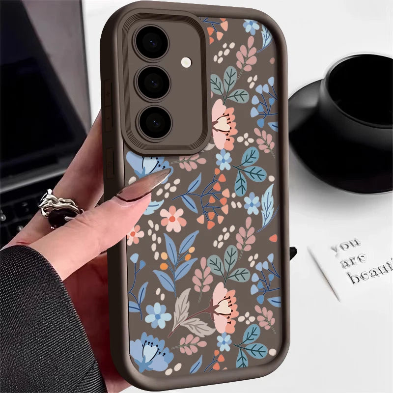 Small Flowers Soft Phone Case For Samsung