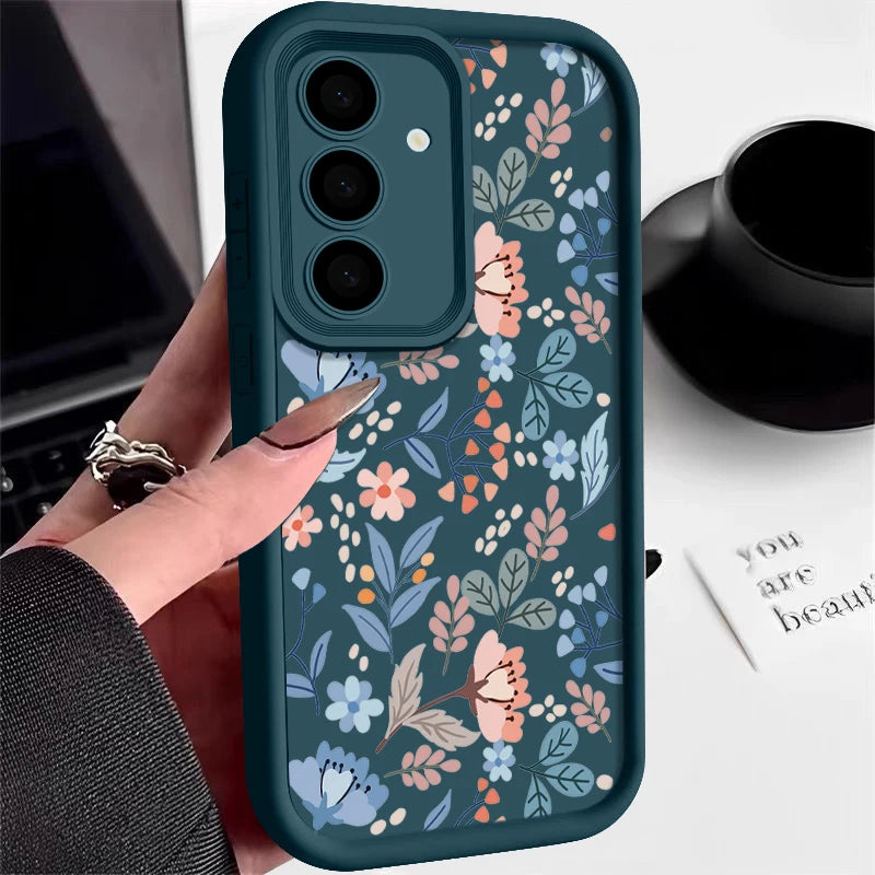 Small Flowers Soft Phone Case For Samsung