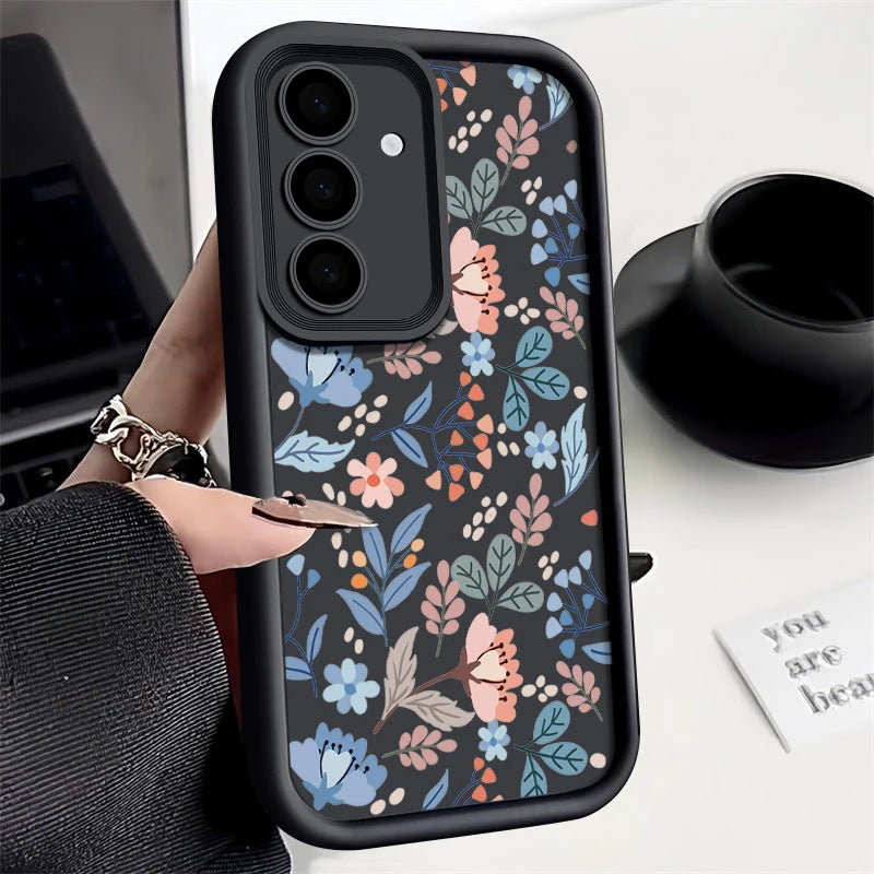Small Flowers Soft Phone Case For Samsung