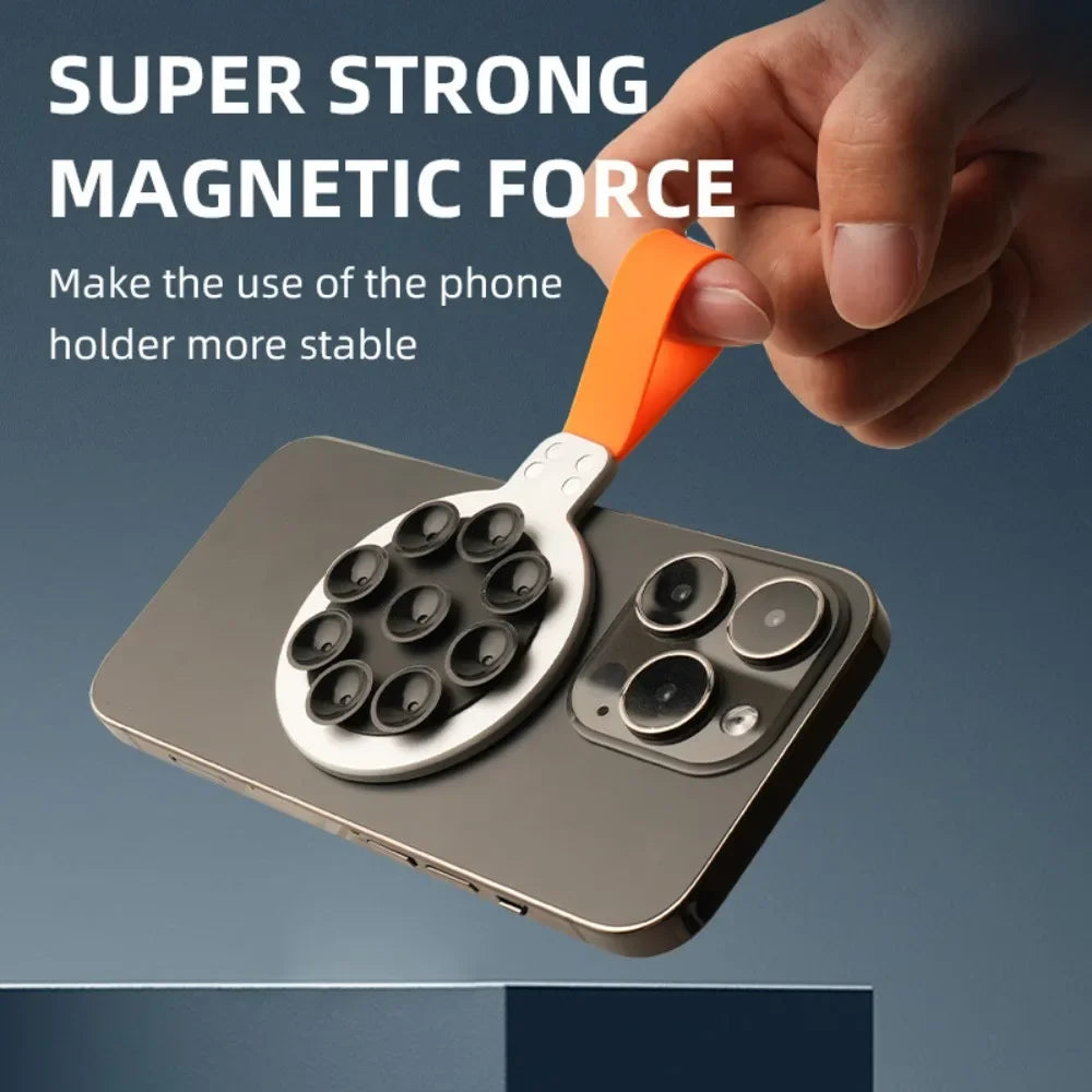 Suction Cup Type Silicone Magnetic Lazy Phone Stand