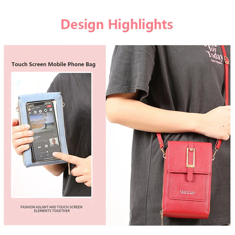 Crossbody Touch Screen Phone Bag