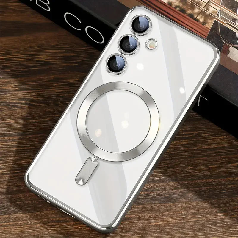 Magsafe Charger Transparent Case For Samsung