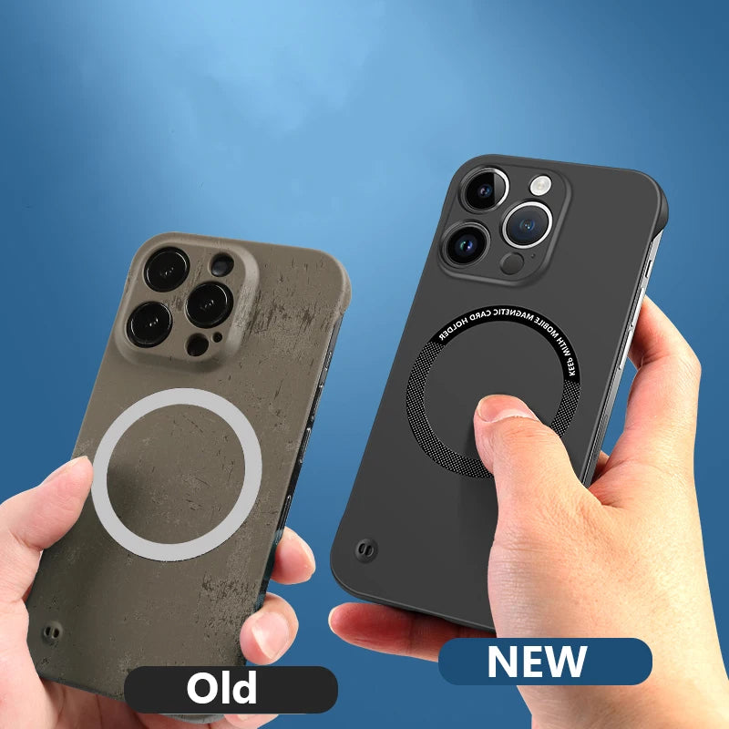 Ultra Thin Frameless For Magsafe Magnetic Case For iPhone