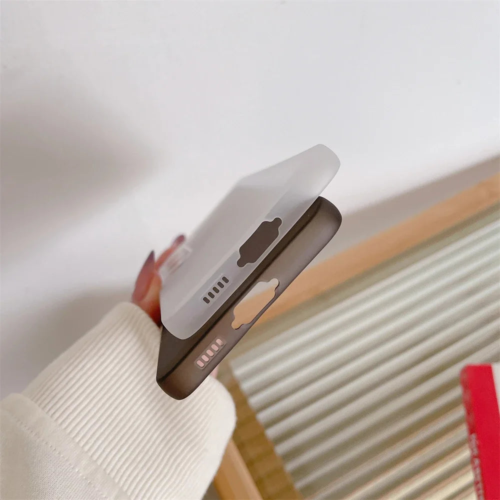 Ultra Thin Matte Armor Translucent Case For Samsung