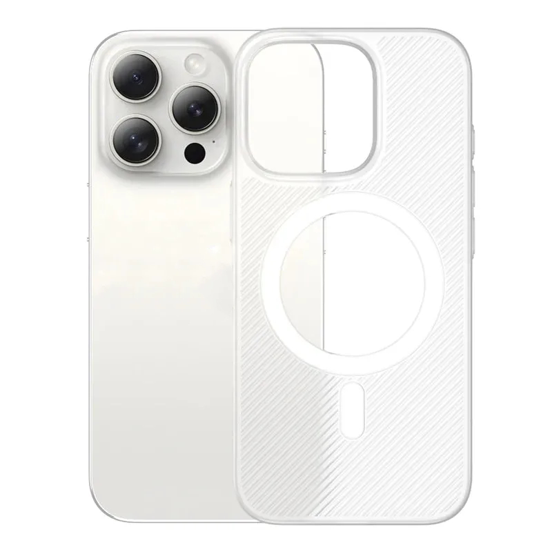 Magsafe Magnetic Ultra-thin Matte Wave Texture Hard Case For iPhone