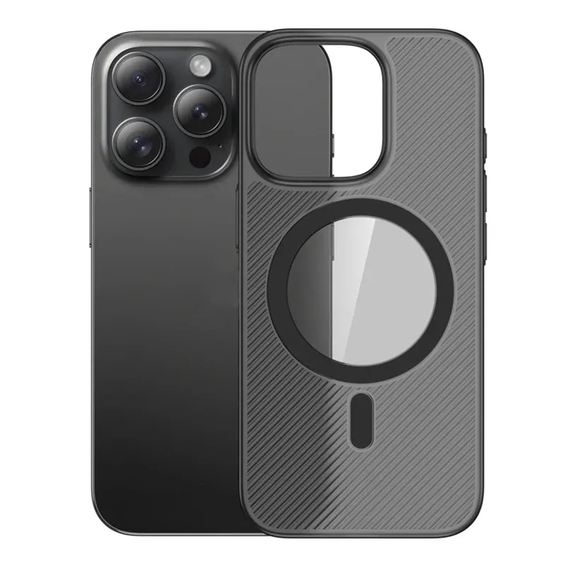 Magsafe Magnetic Ultra-thin Matte Wave Texture Hard Case For iPhone