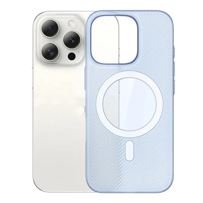 Magsafe Magnetic Ultra-thin Matte Wave Texture Hard Case For iPhone
