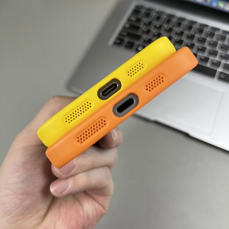 Ultra-thin frosted Hit Color Splicing detachable magnetic  case For iphone