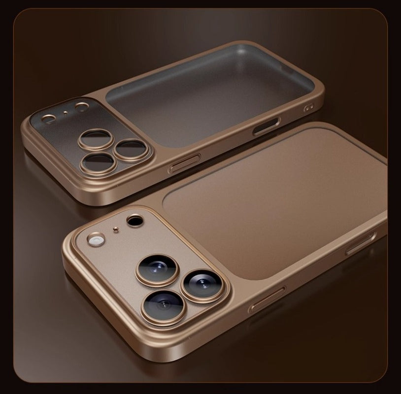 all-inclusive frosted electroplating anti-drop case for iPhone