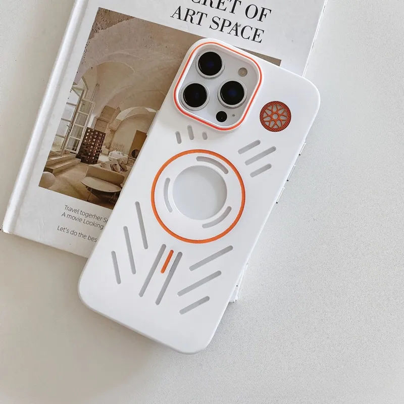 Magsafe missing label heat dissipation matte  case For iPhone