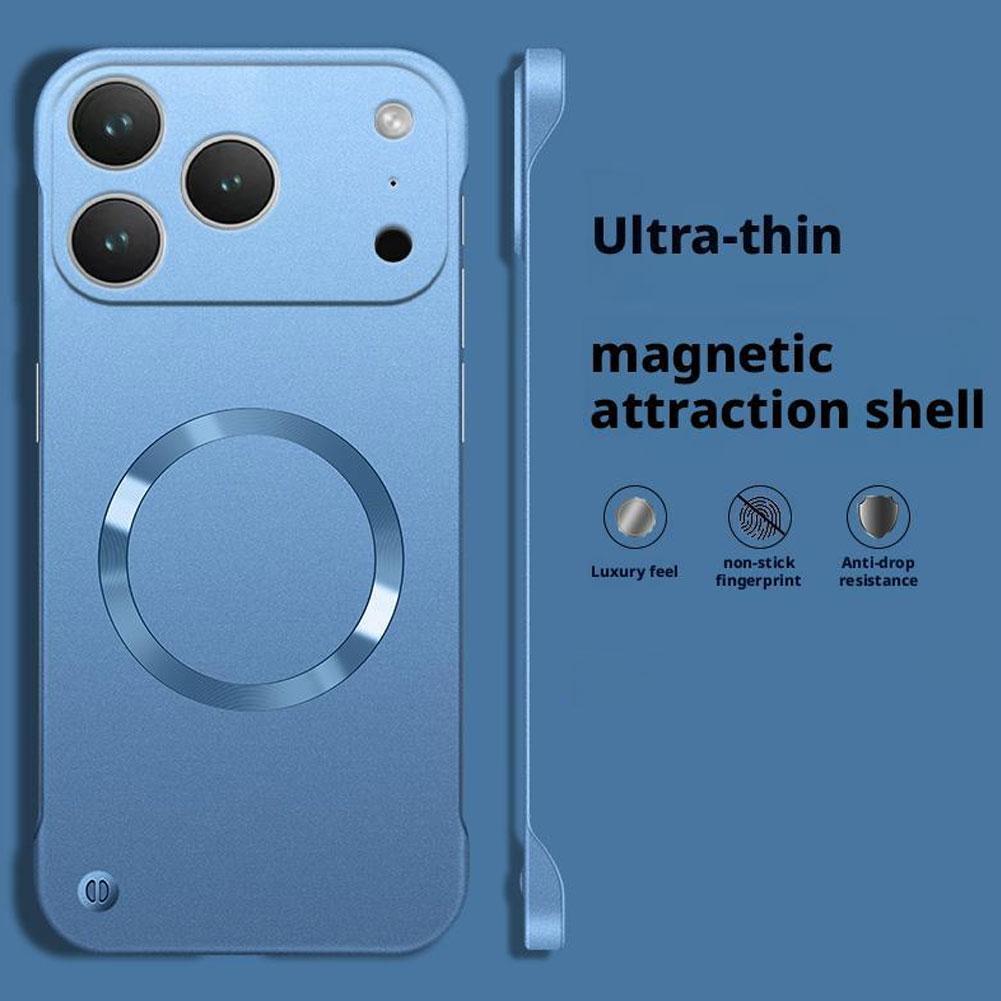 Ultra-thin borderless Hard Magnetic Case for iPhone