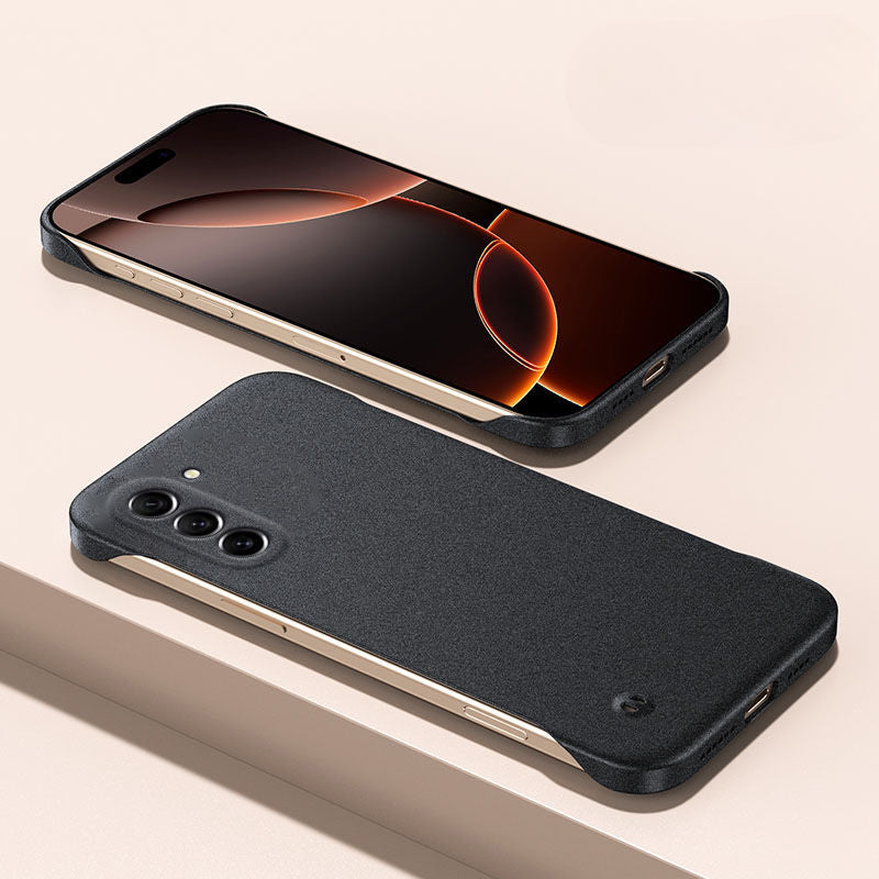 Rock sand borderless heat dissipation case for Samsung