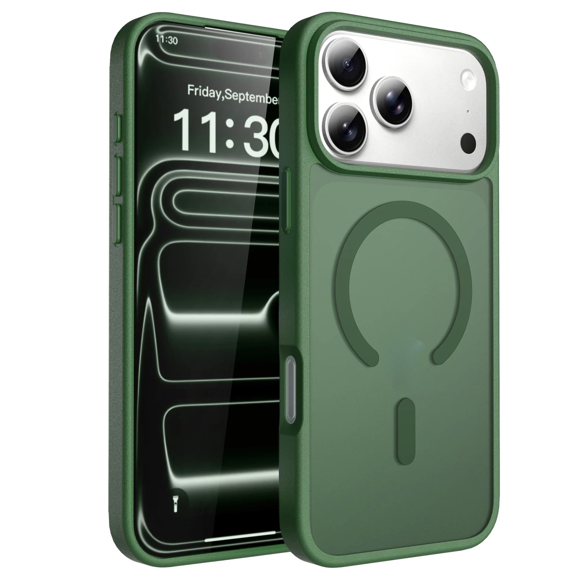 Magnetic matte skin feel case For iPhone