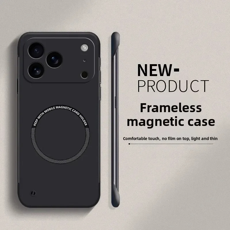 Ultra Thin Magnetic Frameless Case For iPhone