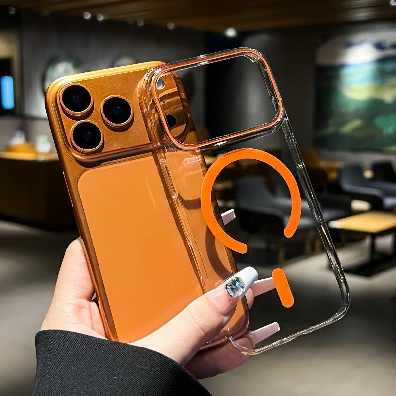 Ultra thin ice permeable magnetic case For  iPhone