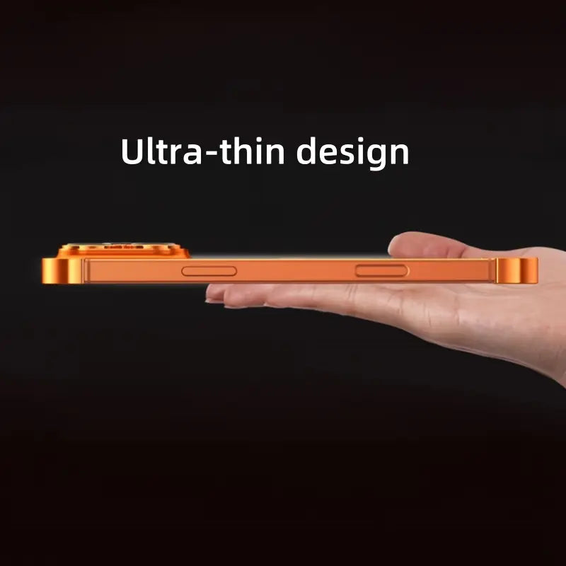 Metal foot frameless anti-fall case For iPhone