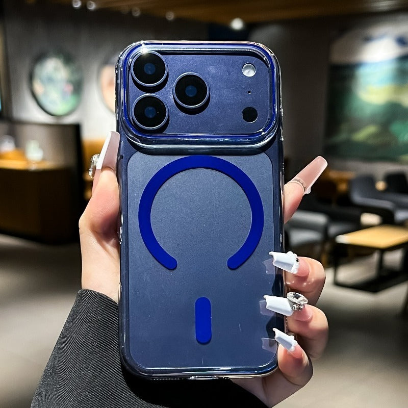 Ultra thin ice permeable magnetic case For  iPhone