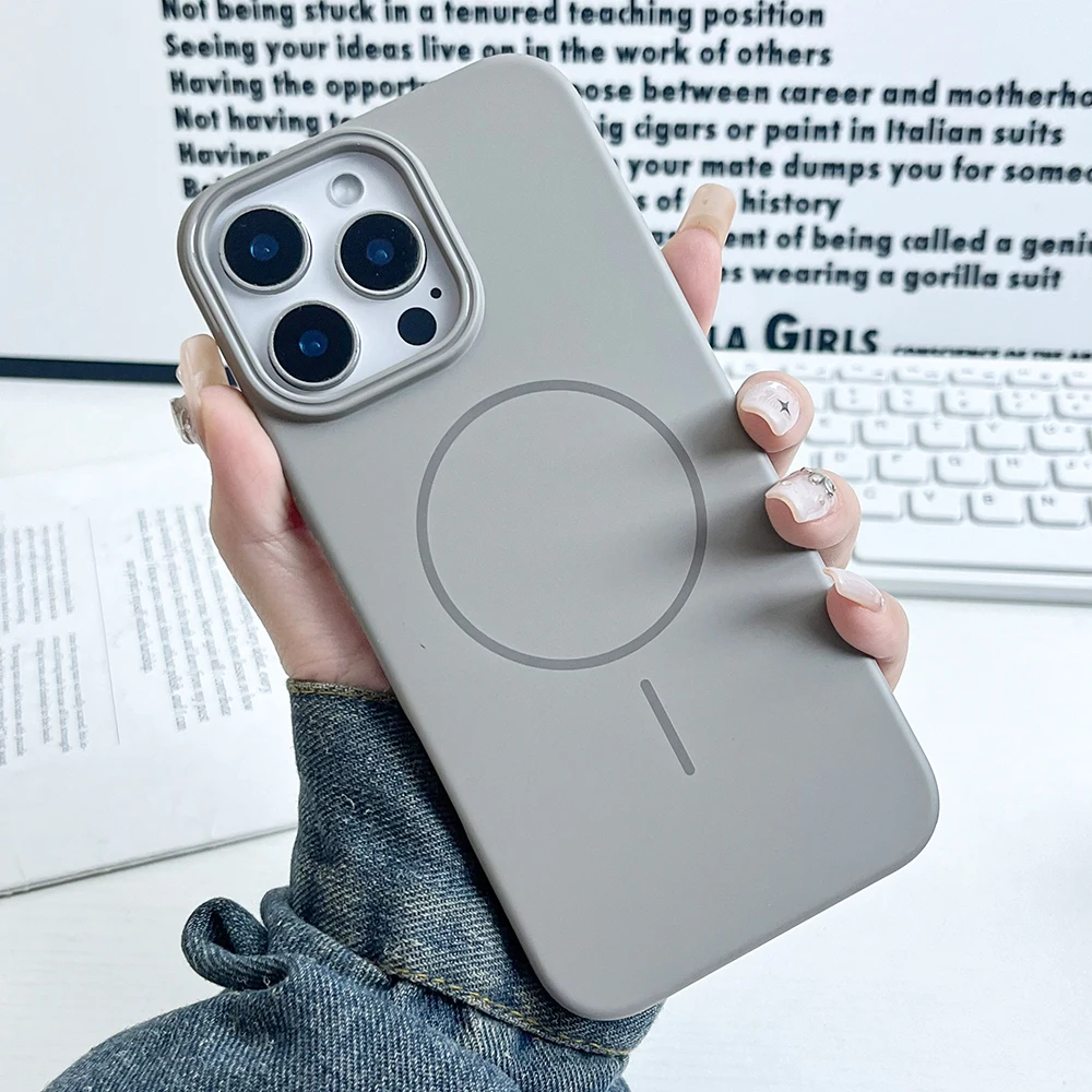 Ultra-thin matte Magsafe Magnetic charging   hard case for iPhone