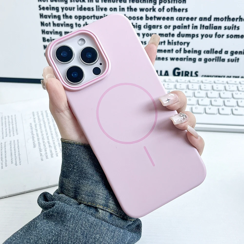 Ultra-thin matte Magsafe Magnetic charging   hard case for iPhone