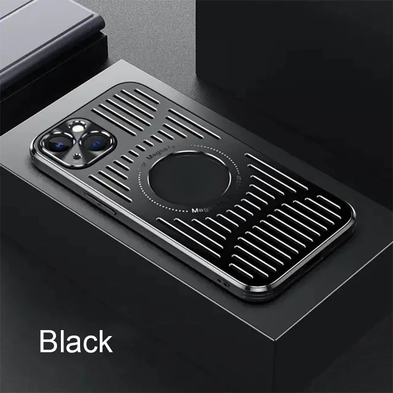 Better Heat Dissipation Aluminum Metal Phone Case For iPhone