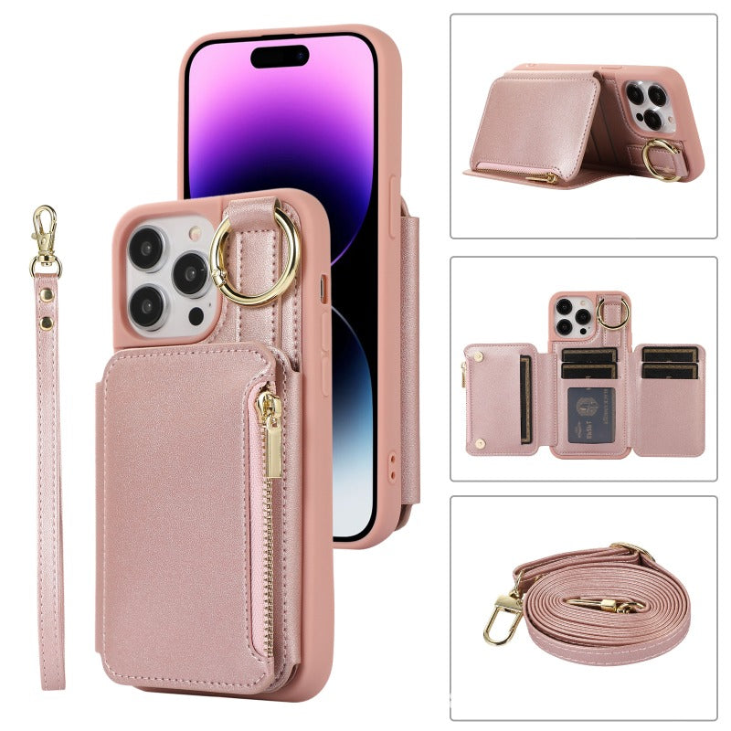 Leather Card Holder Case for iPhone