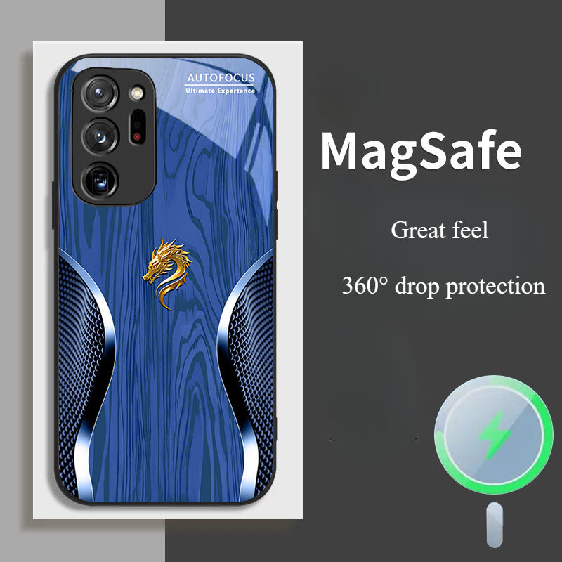 Magsafe Dragon Spirit Wood Grain Case Samsung