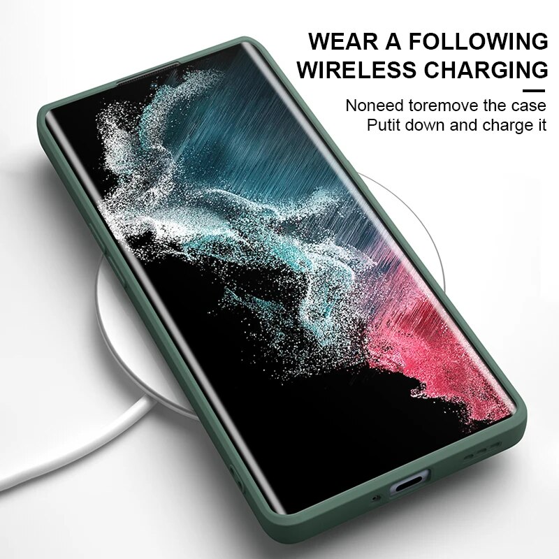 Original Liquid Silicone Case For Samsung