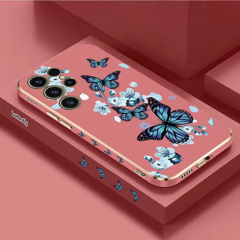 Aurora Butterfly Plating Case For Samsung