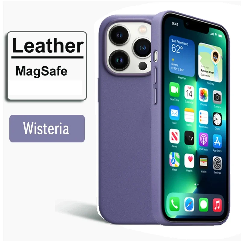 Official MagSafe Leather Case for iPhone