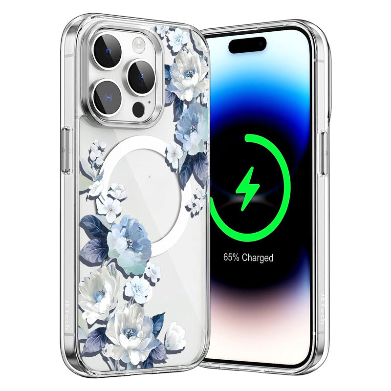 Magsafe Magnetic Leopard Print Simple Case for iPhone