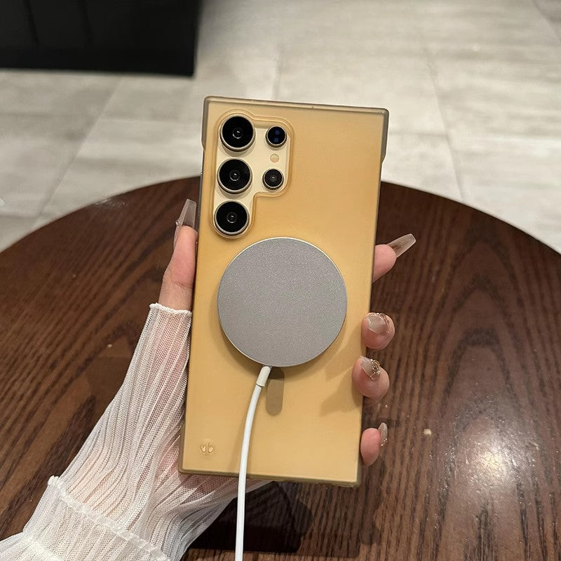 Ice Mist Ultra-thin Borderless Magnetic Case for Samsung