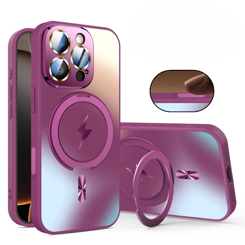 Magsafe Magnetic AI camera button  frosted casefor iPhone