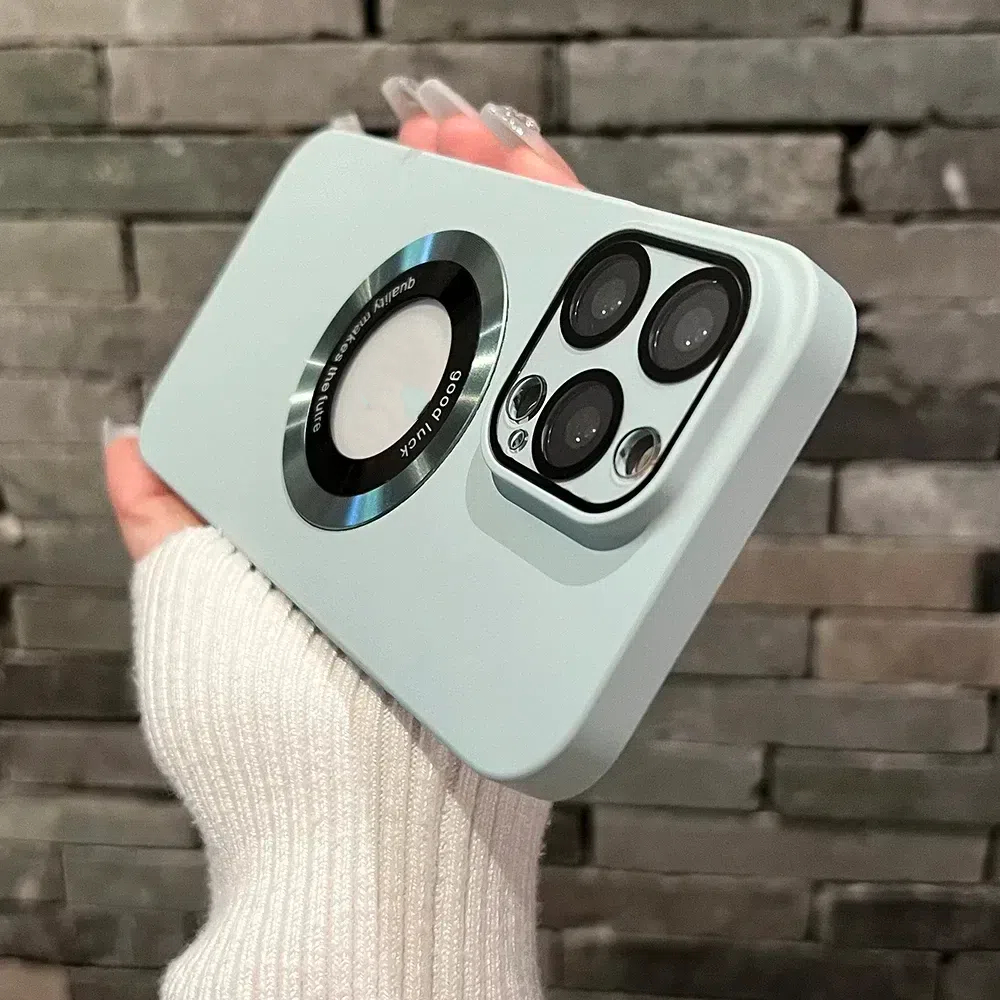 Magsafe Magnetic Solid Color Matte Hard  Case For iPhone