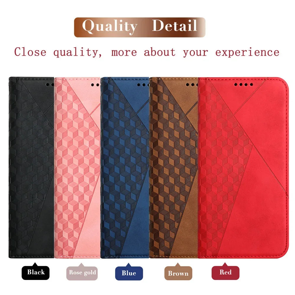 Luxury Case Leather  Flip wallet Cover For iPhone