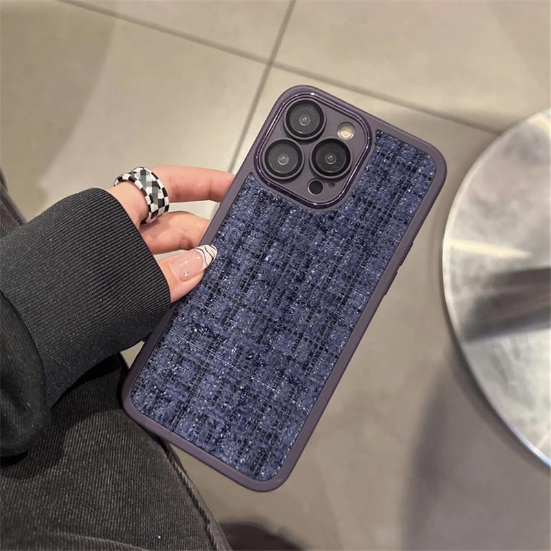Winter Plush Embroidered Case For iPhone
