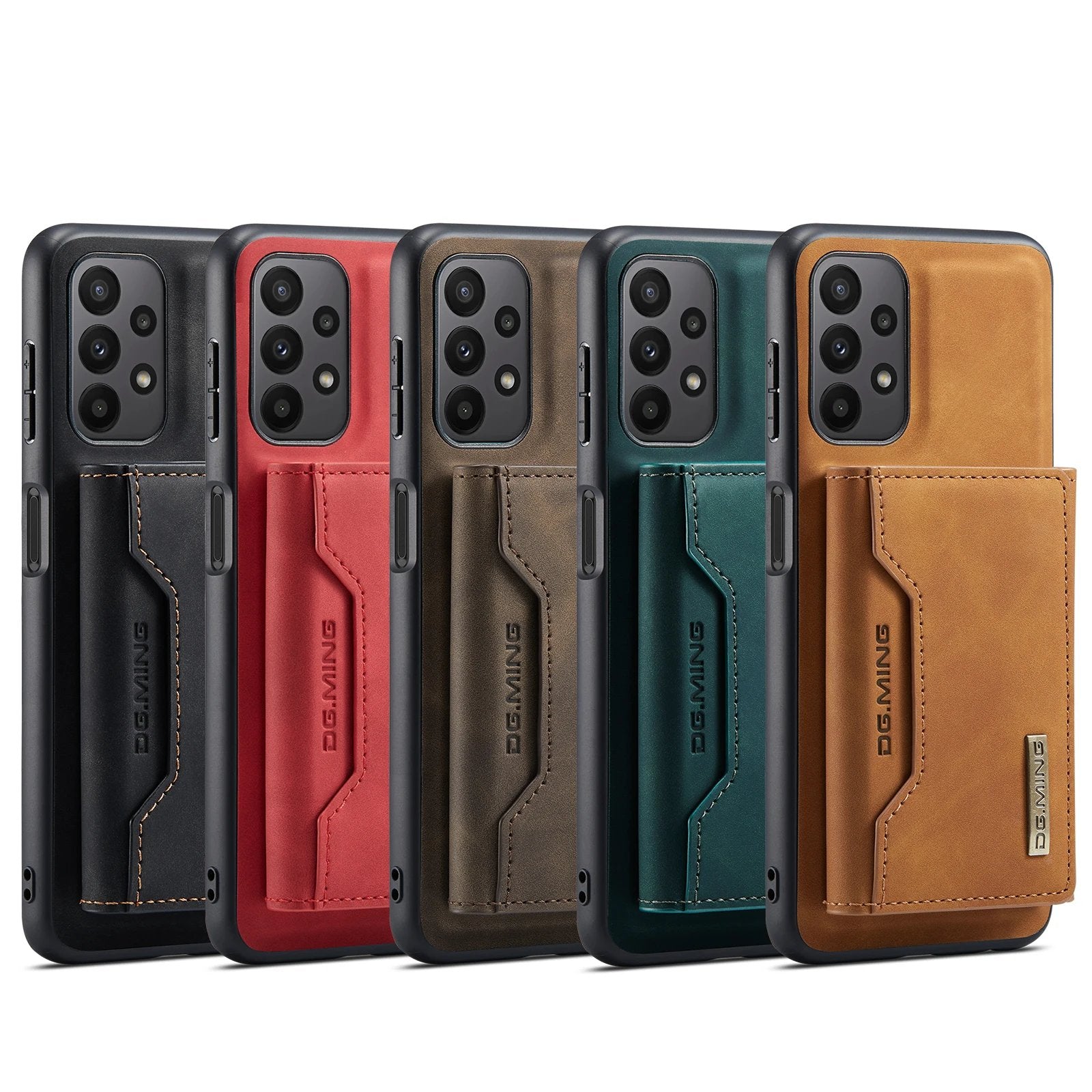 2 in 1 Magnetic Detachable Leather Wallet Case For Samsung