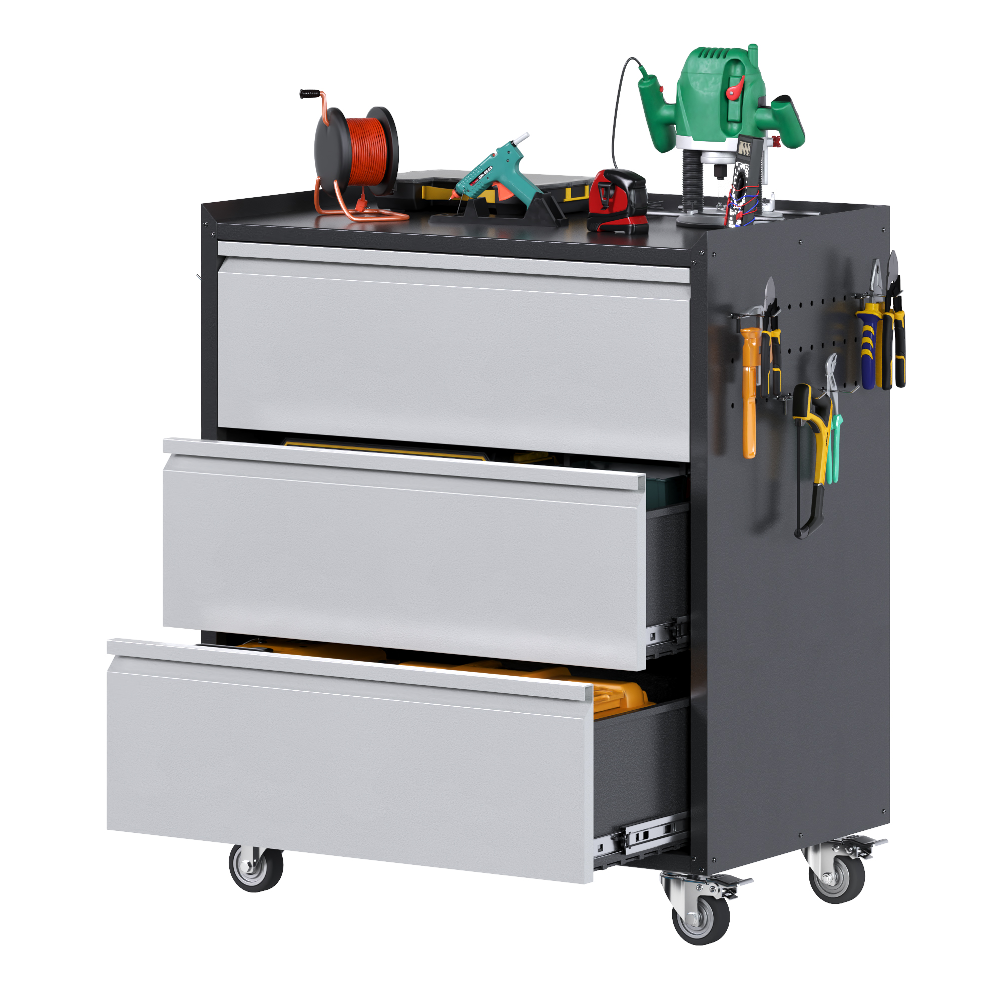 Garage Storage Cabinet With Wheels – AOBABO