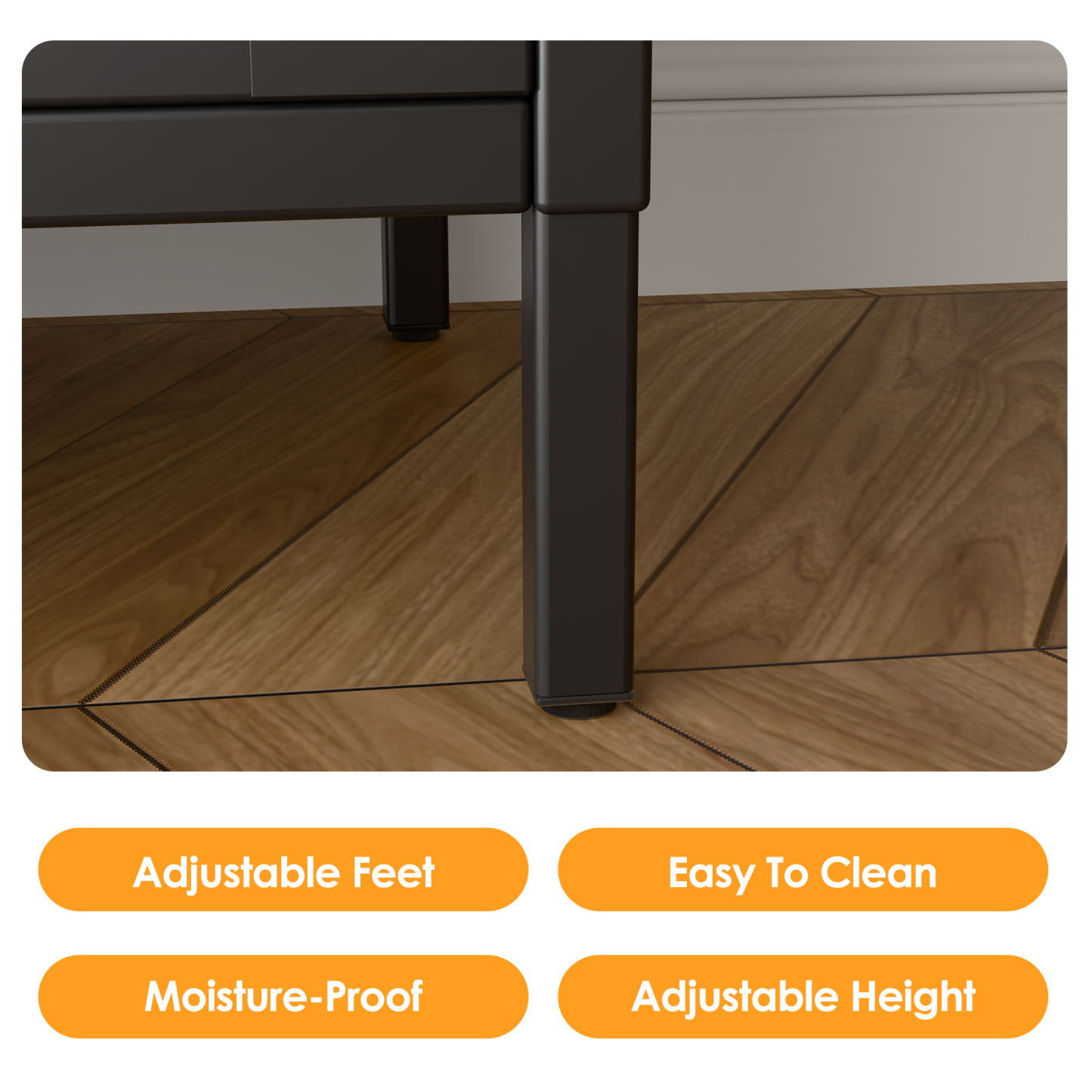 Arch Bookcase with 1 Glass Door/Shelves,Assembly Required (Black)