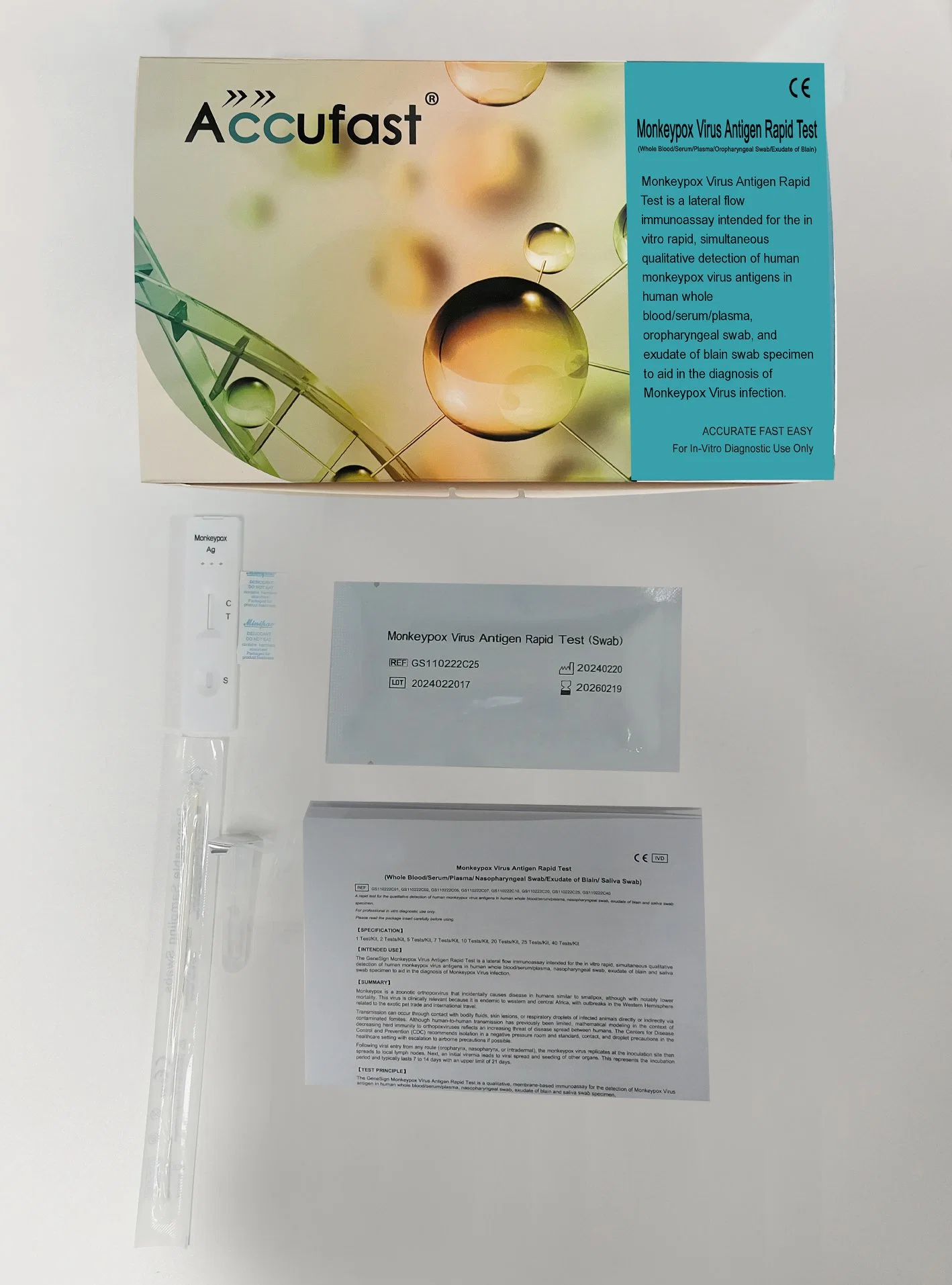 Monkeypox Kit Rapid Antigen Monkey Pox Monkeypox Rapid Test Kit