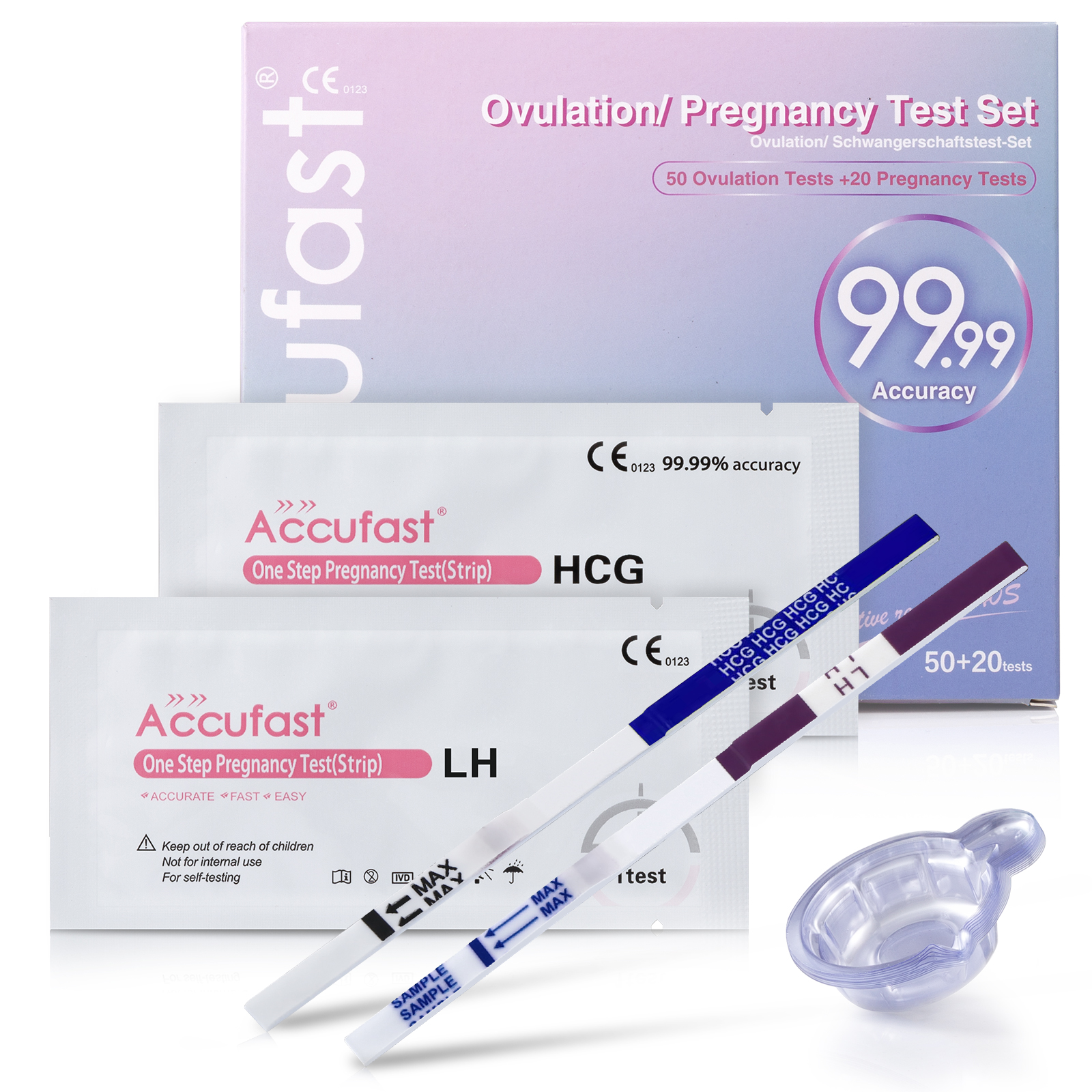 50Pcs Ovulation & 20Pcs Pregnancy Strips -HL52-HUBEI MEIBAO BIOTECHNOLOGYCO., LTD