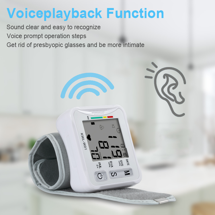 Wrist Sphygmomanometer Screen Display-HUBEI MEIBAO BIOTECHNOLOGYCO., LTD