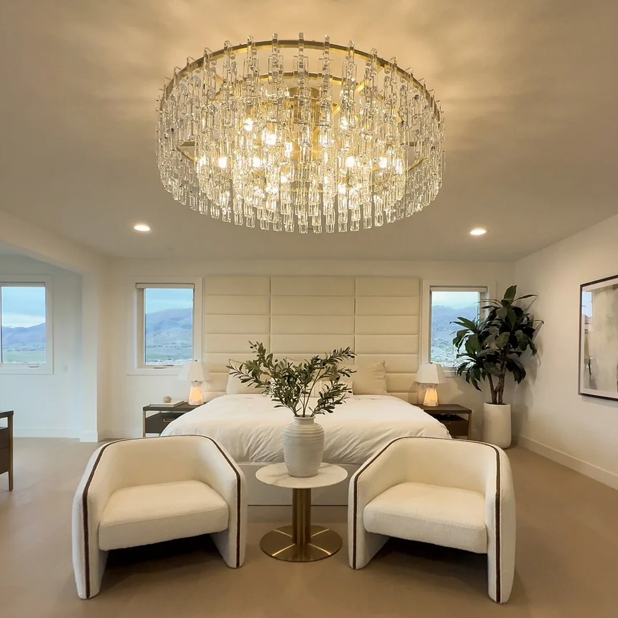Marignan Round Chandelier 60"