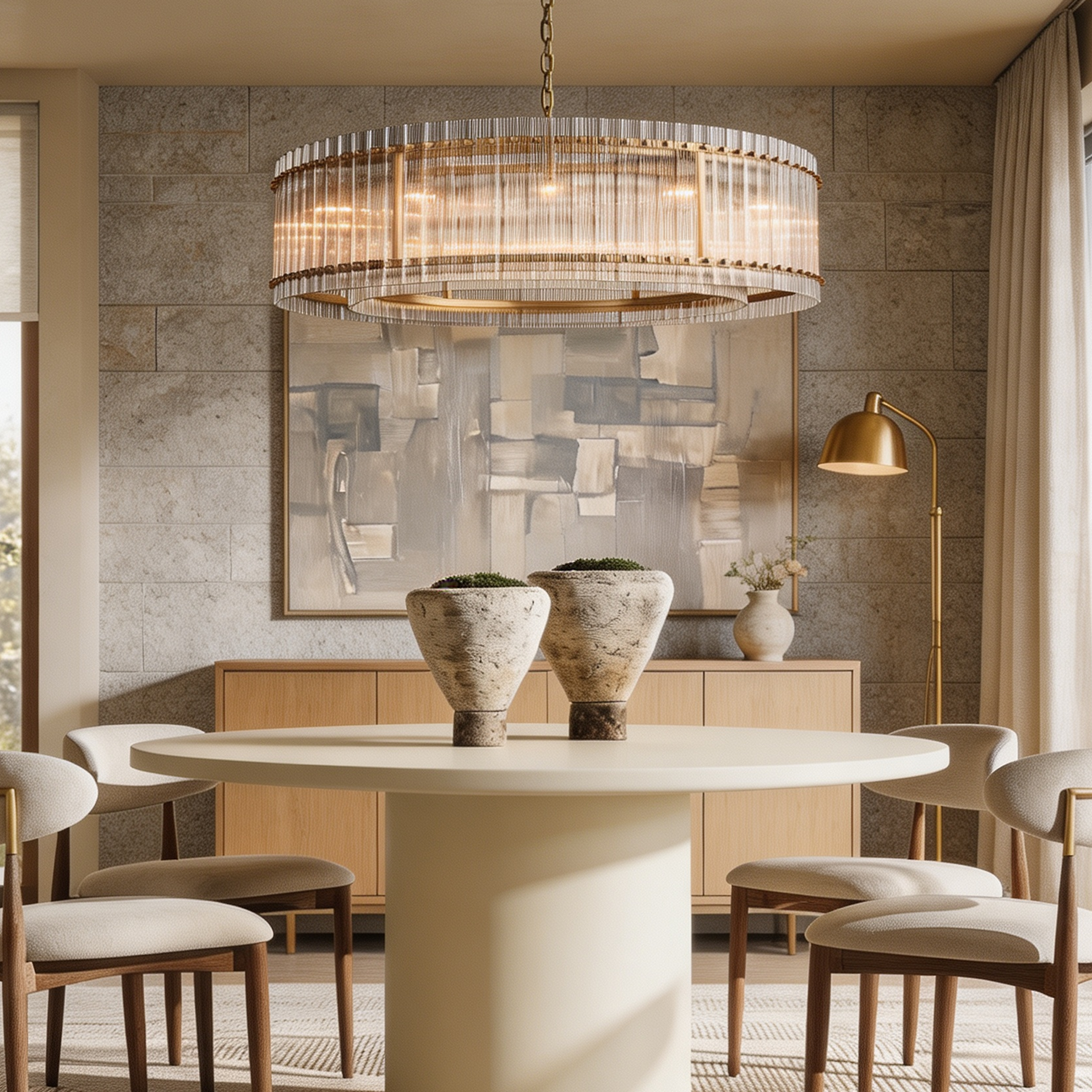 Modern San Marcol Cake Round Luxury Chandelier 60"-lampselegant