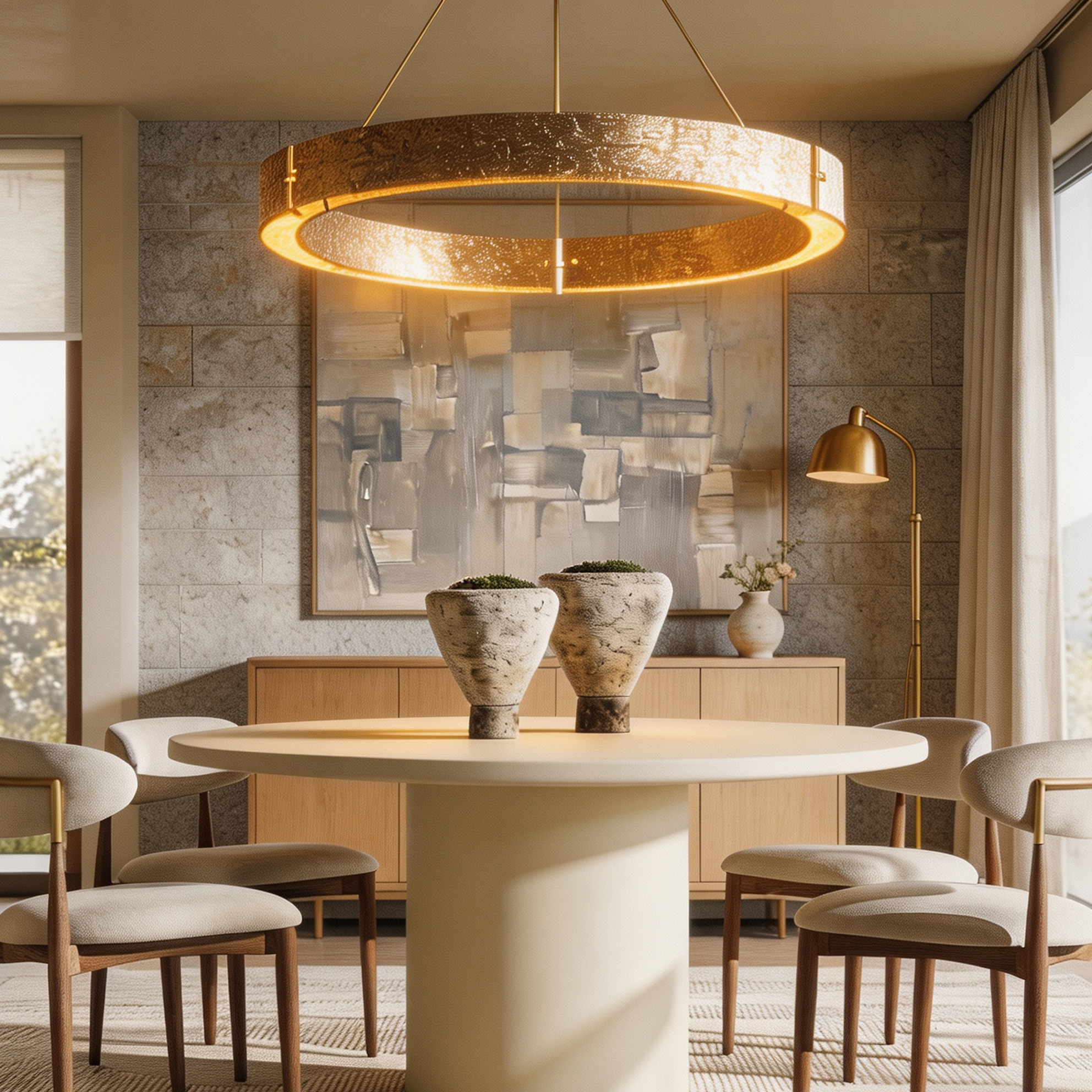 Vouvray Round Chandelier D 60"-lampselegant